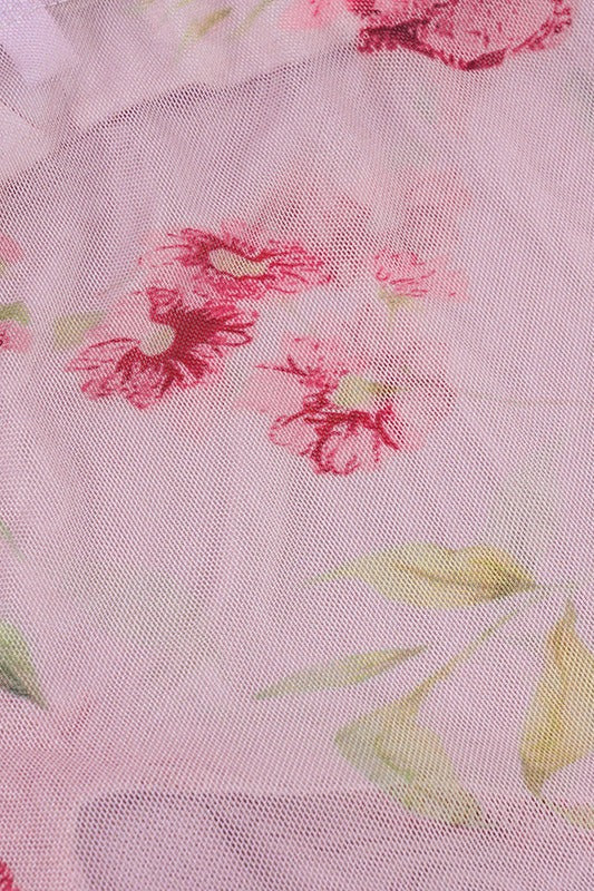 Damen Haltertop mit Blumenprint als luftiges Sommertop