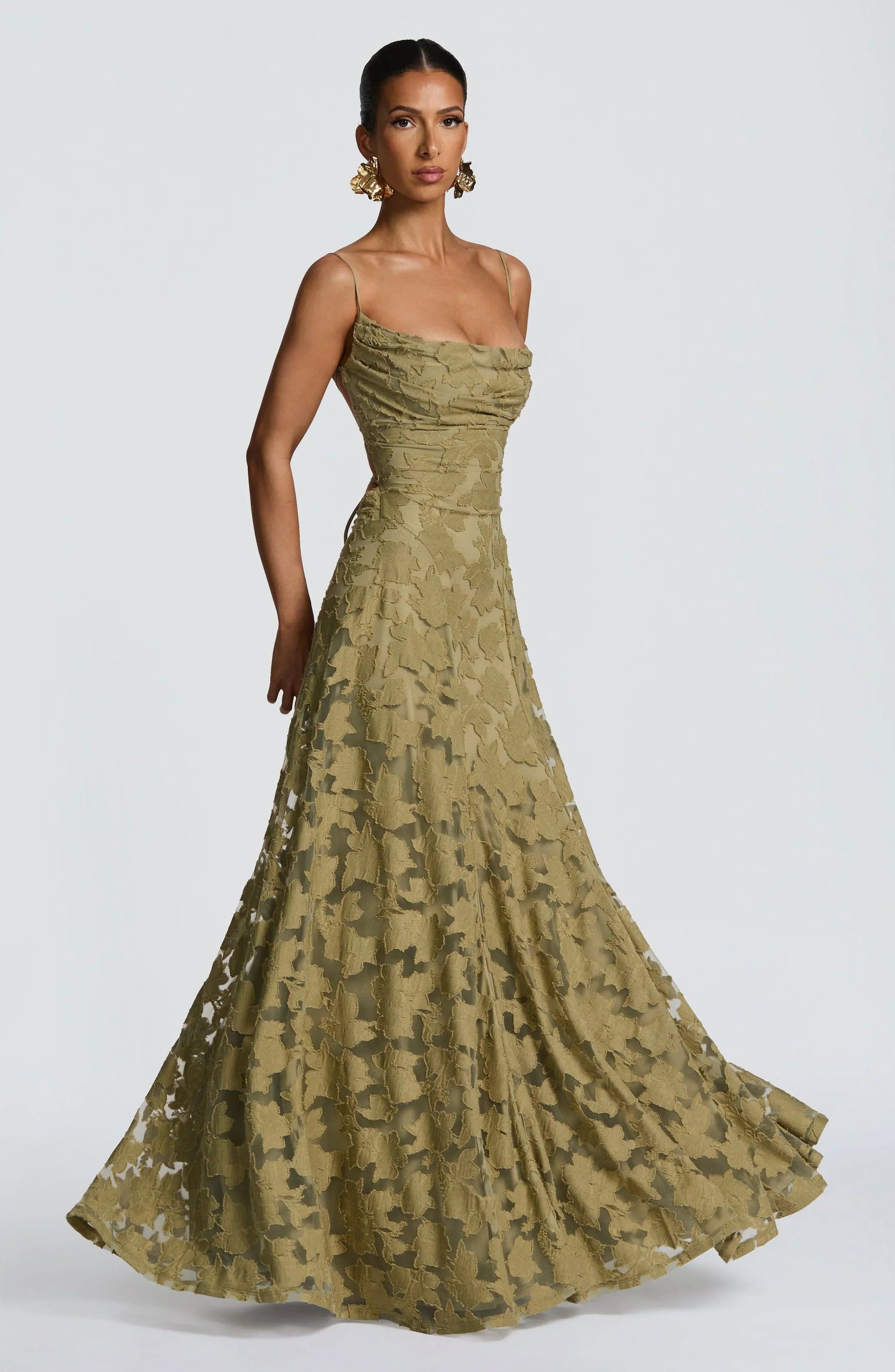 Damentop Louise Maxikleid ohne Ärmel