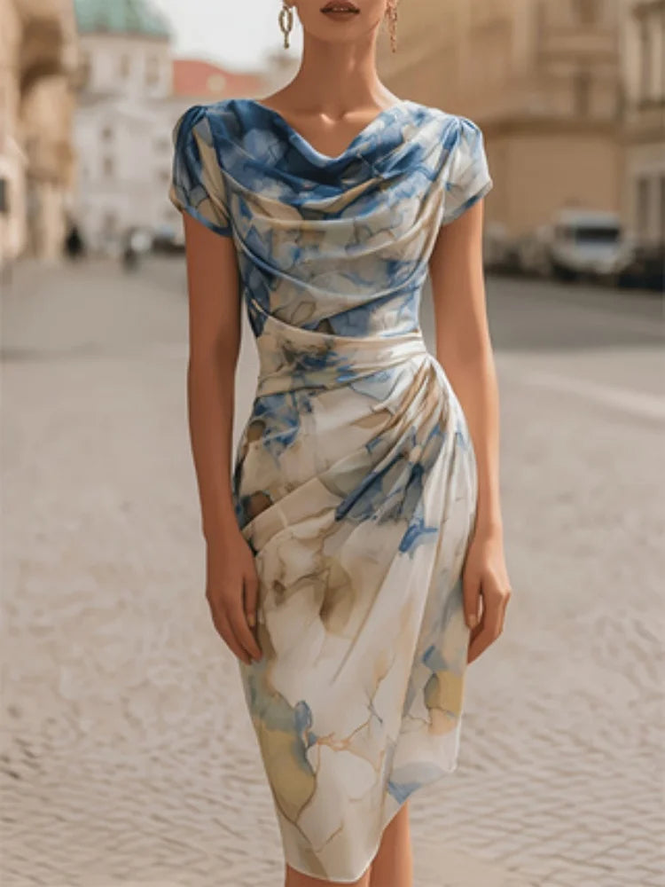 Damen Schulterfreies Figurbetontes Kleid aus Spitzennadelspitze Lang