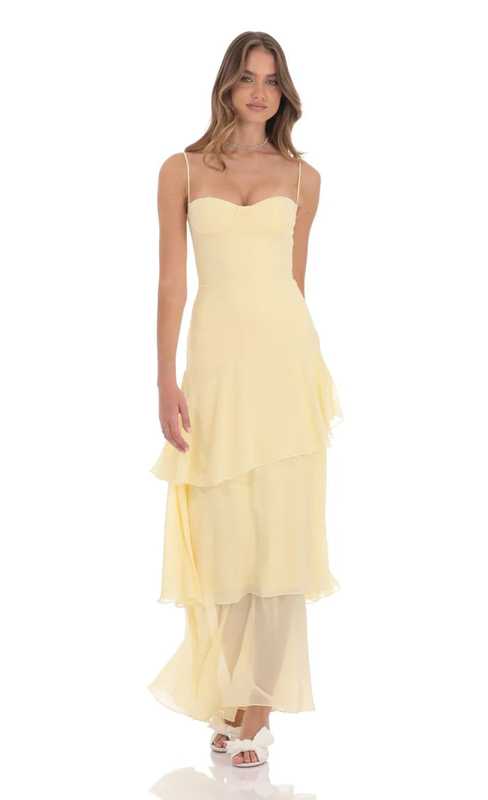 Elegantes Lucy Maxikleid für Damen