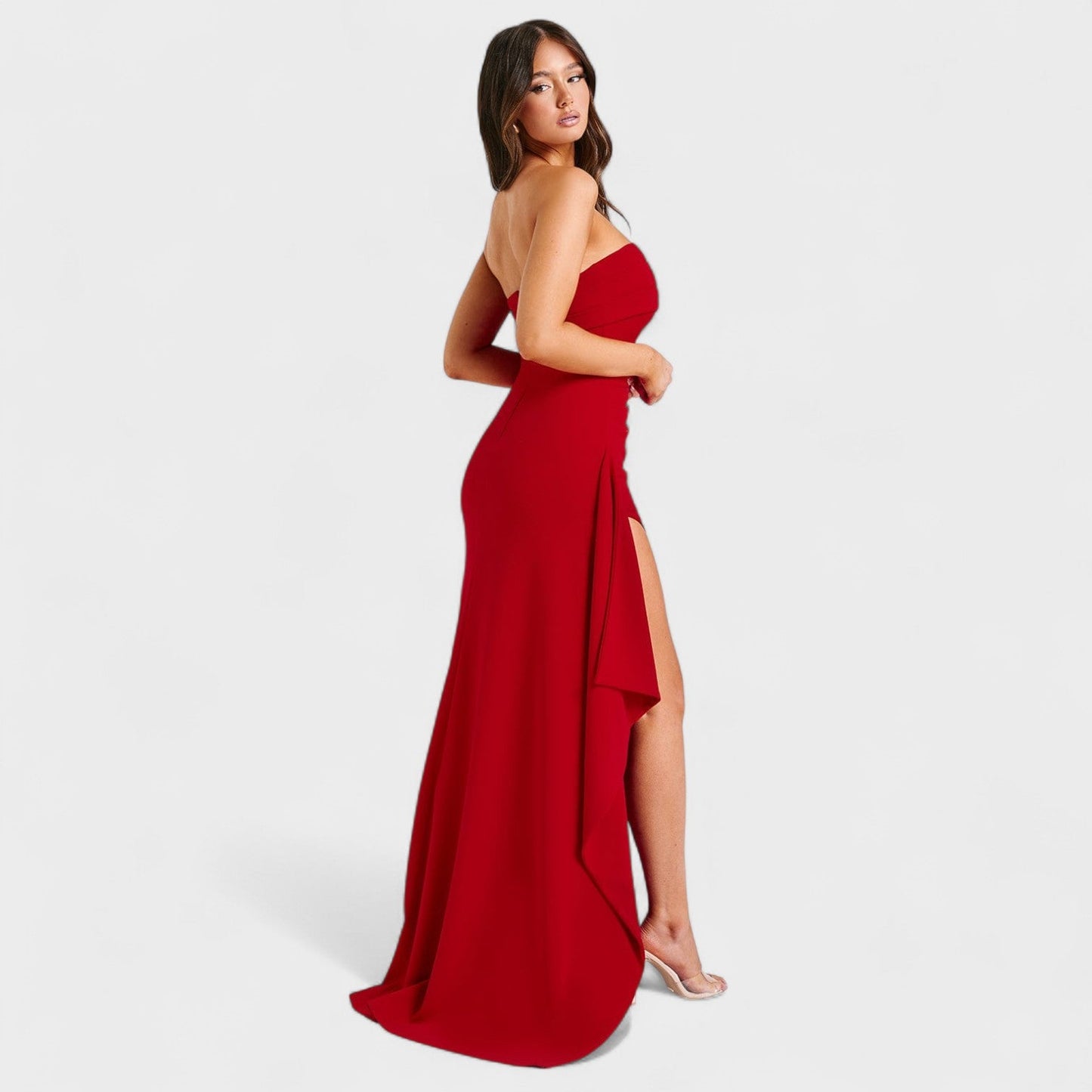 Elegantes fließendes Maxikleid