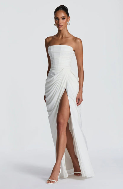 Amelia Ärmelloses Maxikleid mit Seitenschlitz