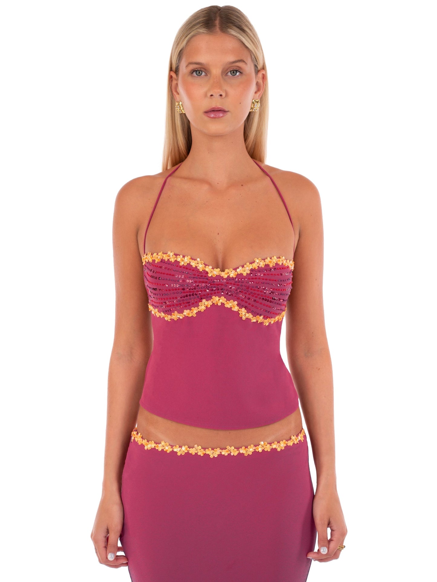 Damen Zirelle Sunset Zweiteiler Set