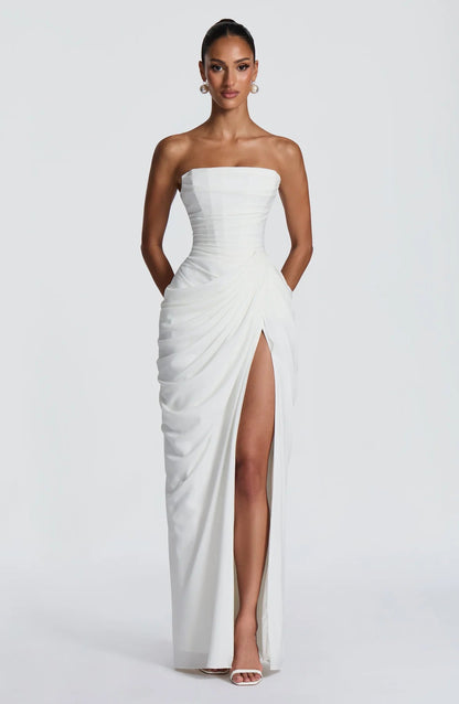 Amelia Ärmelloses Maxikleid mit Seitenschlitz