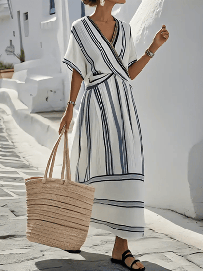 Santorini Sommerkleid Damen Leichtes Sommerkleid