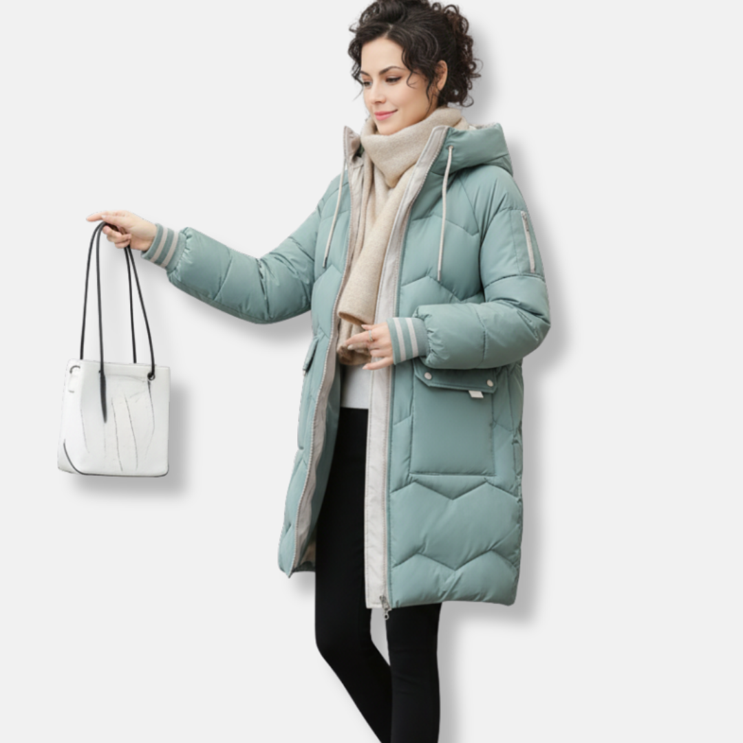 Gemütlicher Damen-Winterparka mit Kapuze