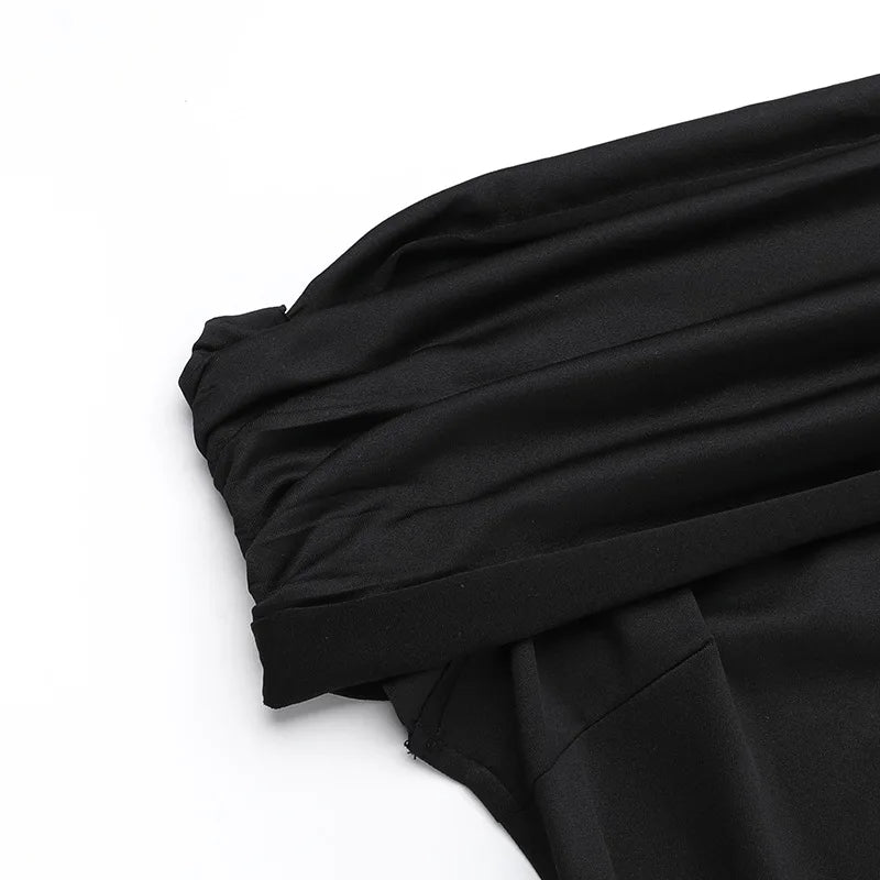 Trägerloses, rückenfreies, sexy Maxikleid
