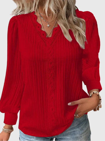 Elegante Pulloverbluse für Damen