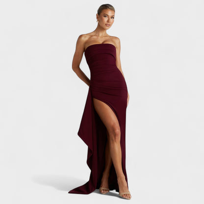 Elegantes fließendes Maxikleid