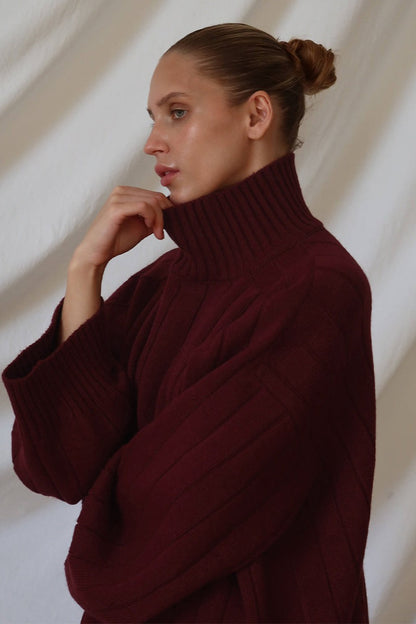 Damen-Rippstrick-Set als stilvoller Alltagslook