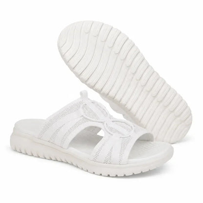 Damen Schlupfsandalen Mit Breiter Passform Leicht