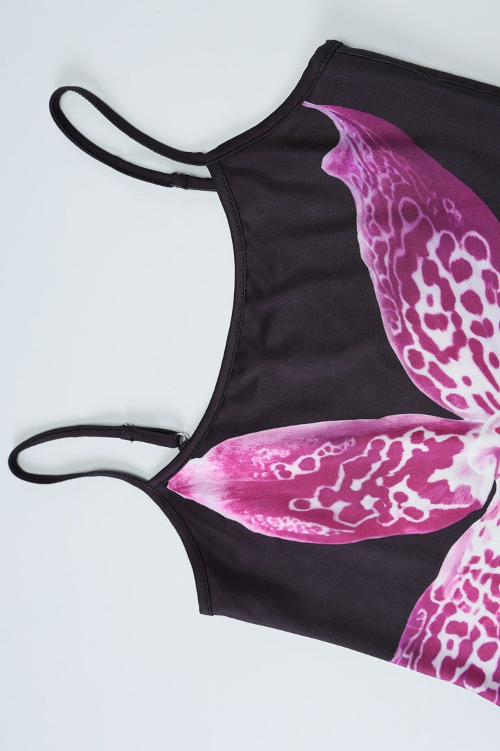 Damen Cami Top mit femininem Blumenmuster für den Sommer