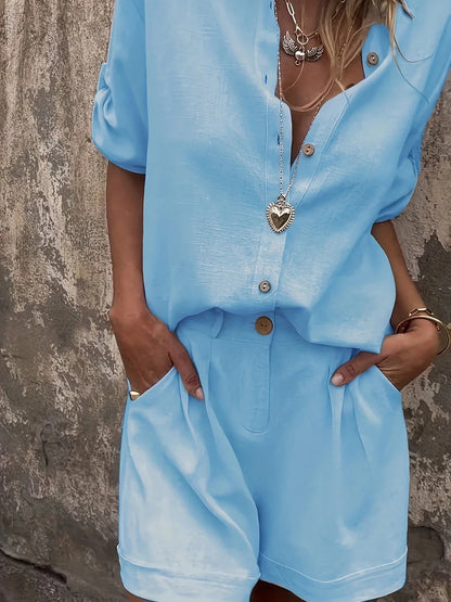 Damen-Zweiteiler als kombinierbares zweiteiliges Outfit