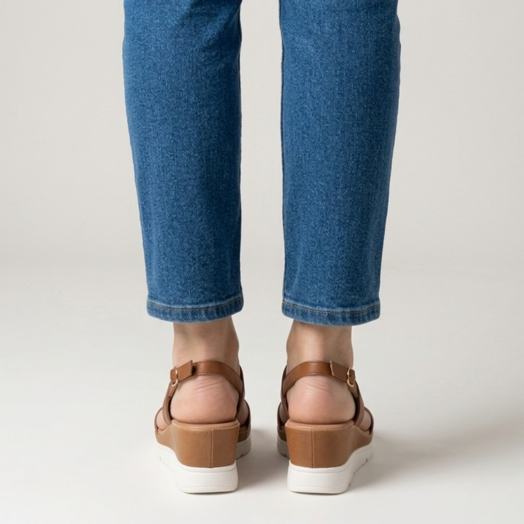 Stylische Keilabsatz-Sandale mit Komfort für Damen