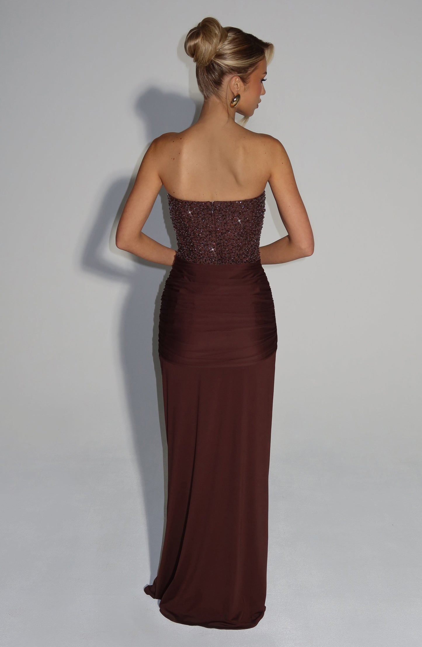 Damen Carina Maxikleid Stilvolles Abendkleid