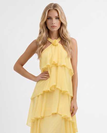 Elegantes ärmelloses Felicia Maxikleid