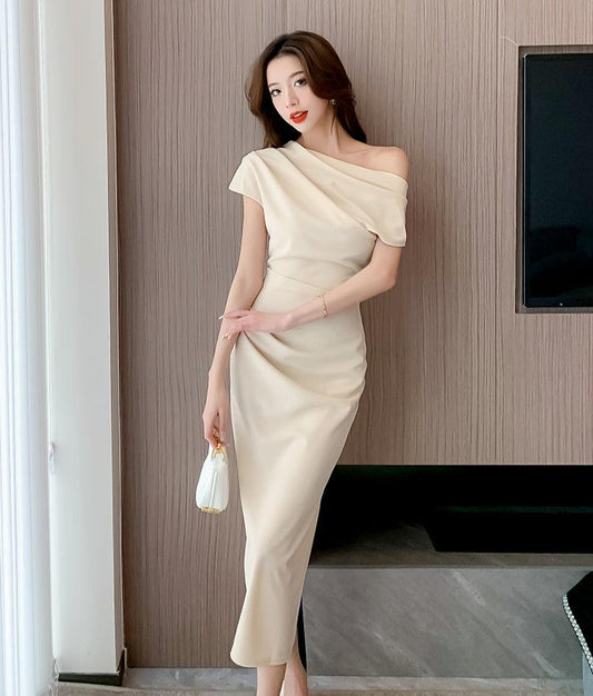 Elegantes schulterfreies Abendkleid für Damen
