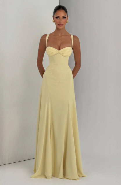 Damen Ärmelloses Maxikleid