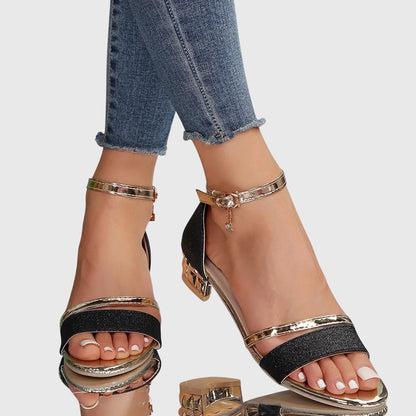 Damen-Sandalen mit verstellbarem Absatz in der Gesamtansicht