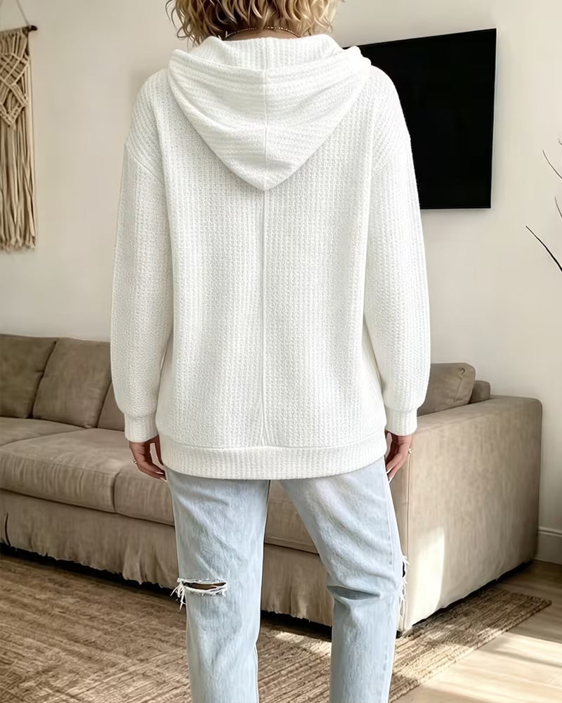Damen-Hoodie in stilvoller Ansicht für Alltag und Freizeit