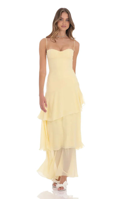 Elegantes Lucy Maxikleid für Damen