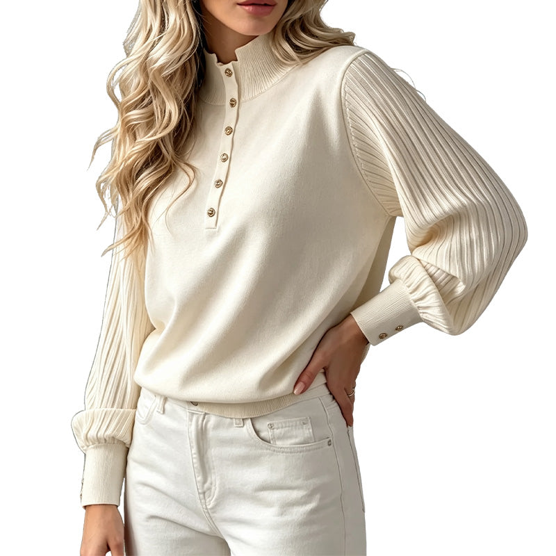 Damenpullover aus Rippstrick als stilvoller Alltagslook
