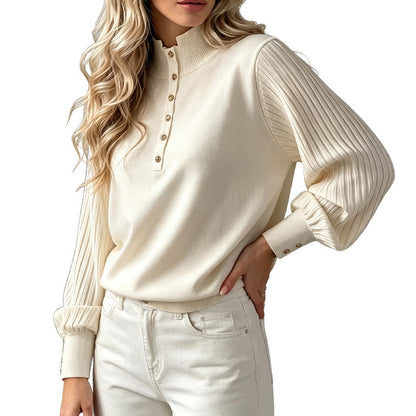 Damenpullover aus Rippstrick als stilvoller Alltagslook