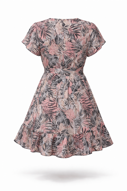 Locker sitzendes bedrucktes Rosalie Kleid