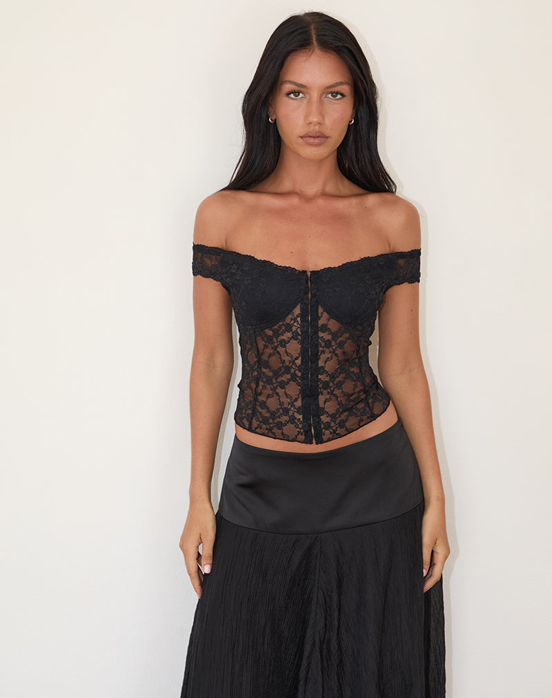 Damen Oriana Korsett-Stil Top