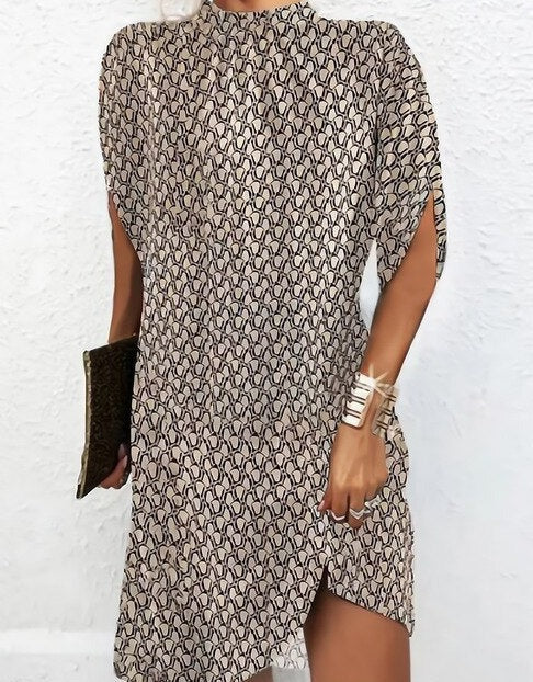 Damen Kleid mit Fledermausärmeln – Elegantes, Modisches Design für Anlässe
