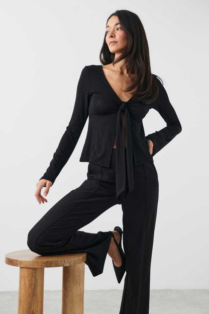 Damen Jessalyn Binded Crop-Top vorne