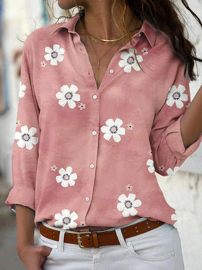 Bluse mit Blumenmuster für Damen