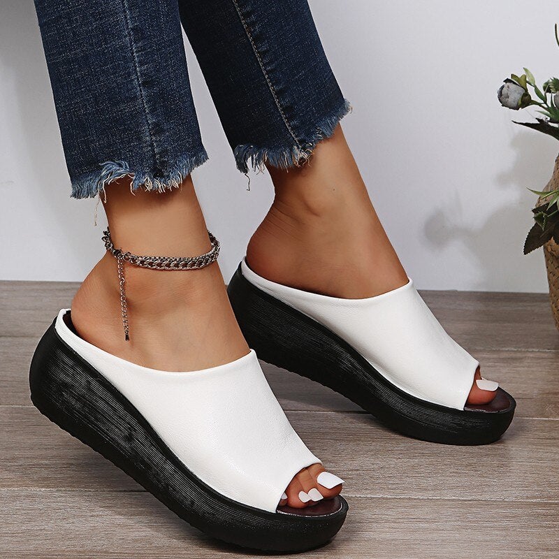 Damen-Sommersandalen zum einfachen Hineinschlüpfen