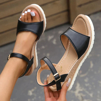 Orthopädische Keilsandalen für Damen - Komfortabel & Stilvoll,  verschiedene Farben