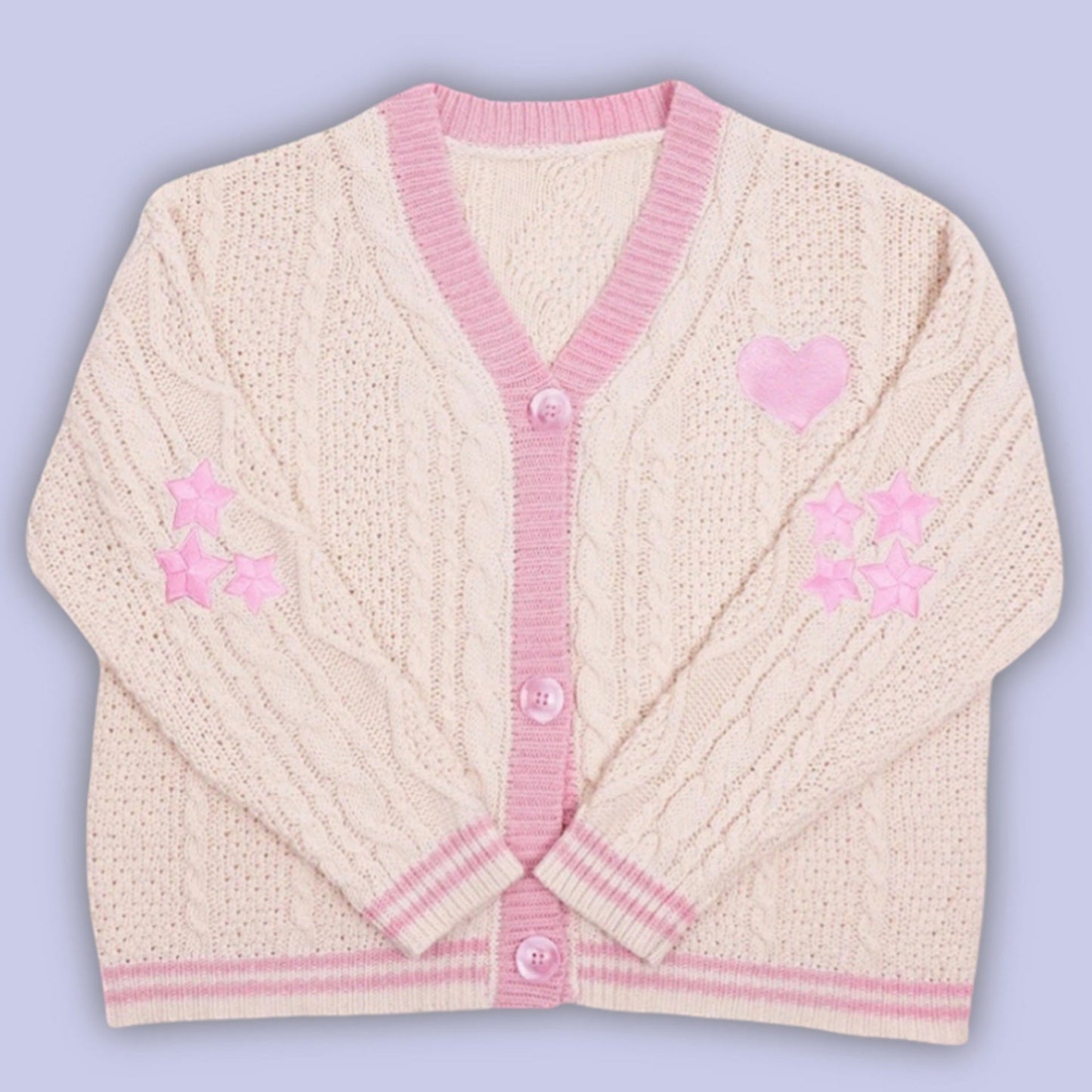 Damen-Cardigan mit Zopfmuster für stilvolle Alltagslooks