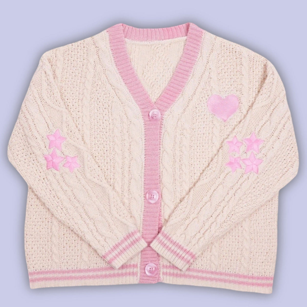 Damen-Cardigan mit Zopfmuster für stilvolle Alltagslooks