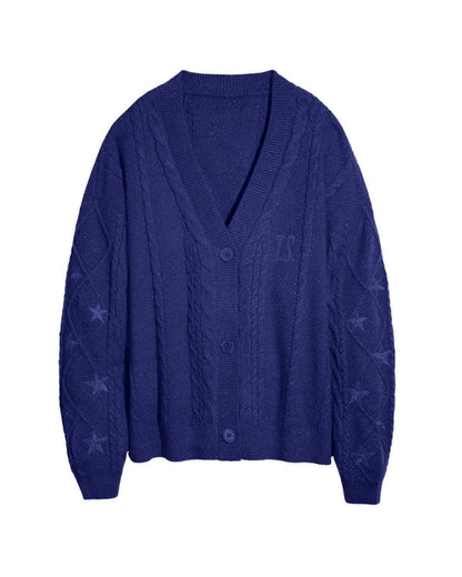 Damen-Cardigan mit langen Ärmeln und gemütlicher Passform