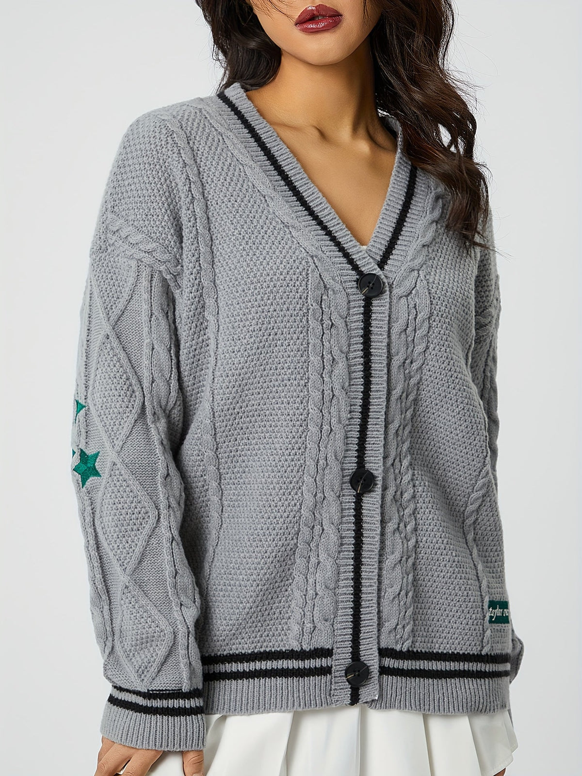 Detailansicht der sorgfältig gearbeiteten Strickkanten