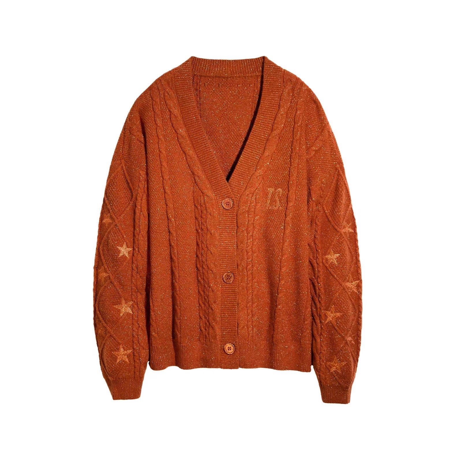 Strickjacke für Damen mit klassischem V-Ausschnitt