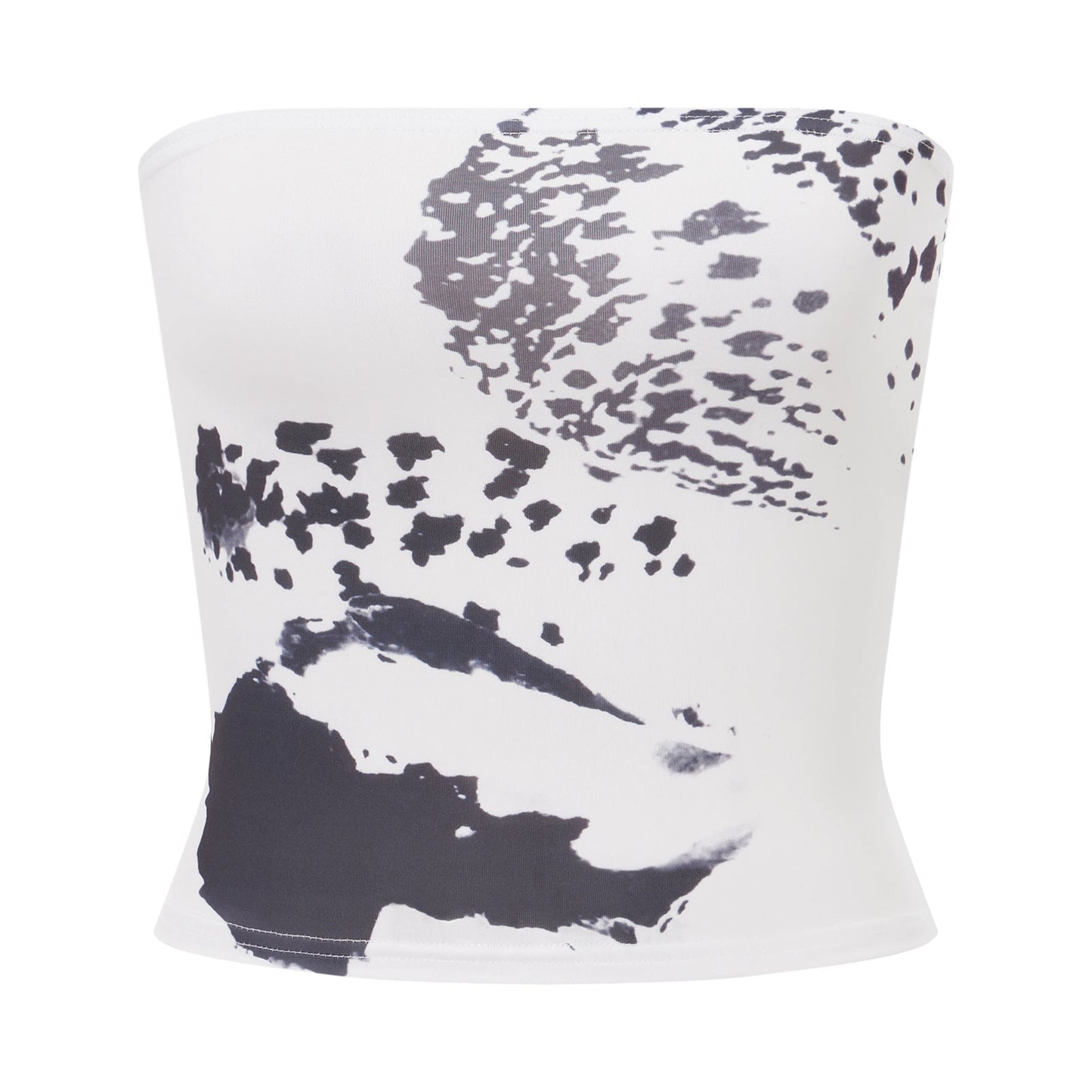 Damen trägerloses Bandeau-Sommeroberteil