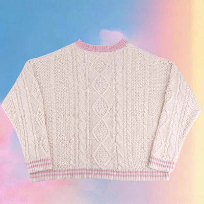 Damen-Cardigan mit verspielten Herz- und Sternapplikationen