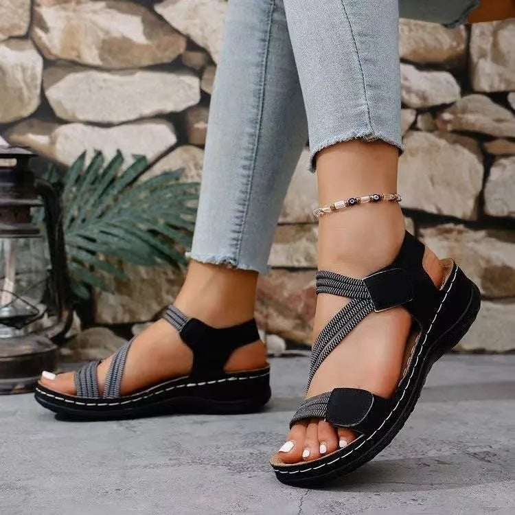 Damen-Sandalen mit bequemer Innensohle für sommerliche Tage