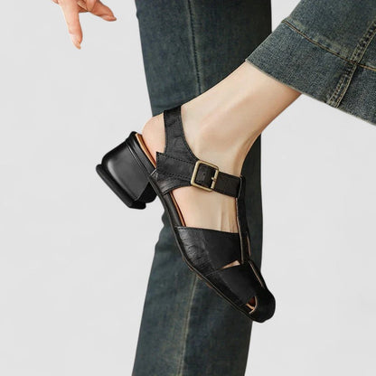 Damen Mary-Jane-Schuhe mit orthopädischem Komfort und stabilem Absatz