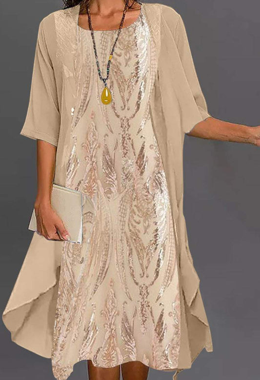 Damen Sommerkleid mit Print – Elegantes, leichtes, atmungsaktives Design