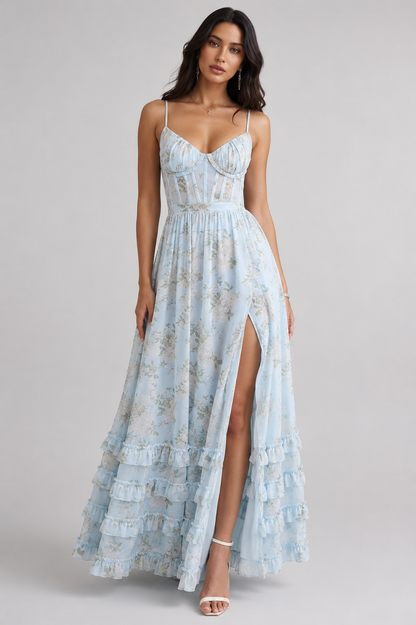 Sommerliches Maxikleid für Damen mit elegantem, fliessendem Schnitt