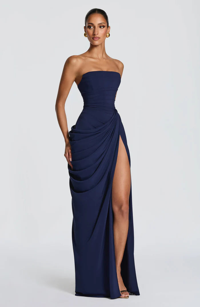 Amelia Ärmelloses Maxikleid mit Seitenschlitz