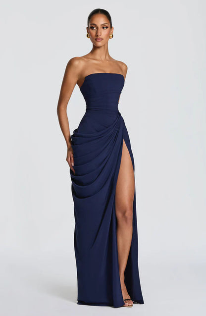 Amelia Ärmelloses Maxikleid mit Seitenschlitz