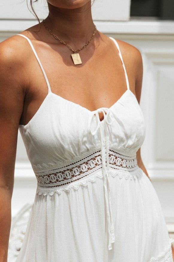 Damen Maxikleid im Boho-Stil in ganzer Länge