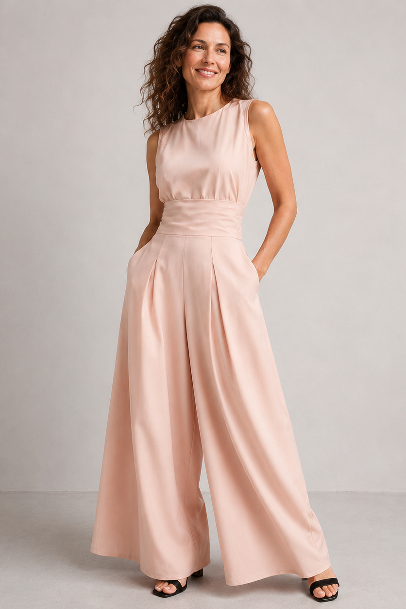 Damen Sleek V-Ausschnitt Overall