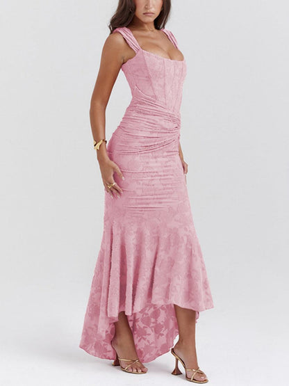 Maxikleid mit Glockenblumenmuster